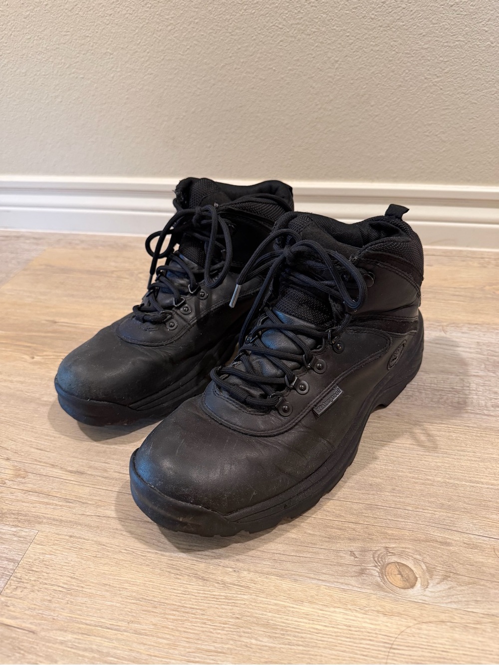Timberland Black Lace-Up Ankle Work Boots - Men’s Size 10.5